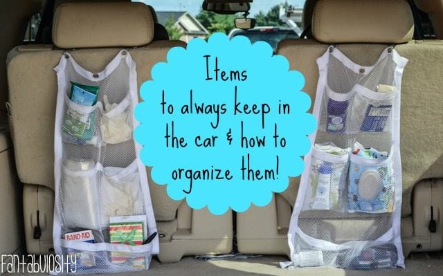 Items to always keep in the car, and how to organize them, Car Organization