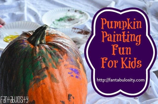 Pumpkin Painting Fun For Kids, Fall Activity For Kids, Finger Painting Pumpkins
