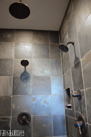 Master Bathroom Decorations and Design, Walk In Shower, Part 3 of Home Tour https://fantabulosity.com