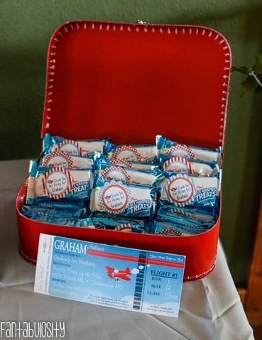 Airplane First Birthday Party Ideas Rice Krispy's