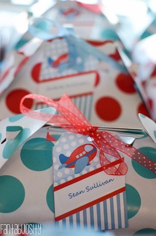 Airplane First Birthday Party Ideas Favors