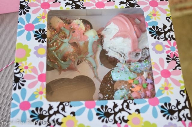 Baking Party Girl Birthday Cupcake Boxes