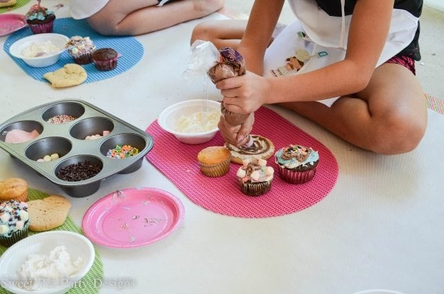 Baking Party Girl Birthday Decorating Sugar Cookies