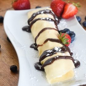 Quick and easy!!! Cinnamon Cream Cheese Crepes