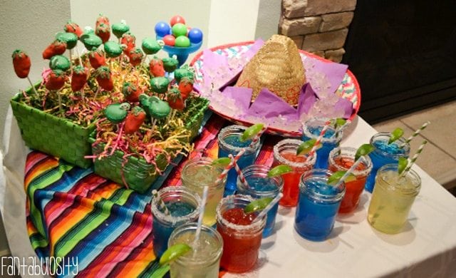 Fiesta Housewarming Party Ideas Margaritas in Mason Jars