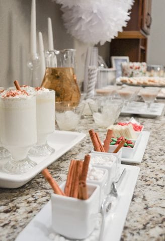 White Christmas Party Ideas- Dessert Table https://fantabulosity.com