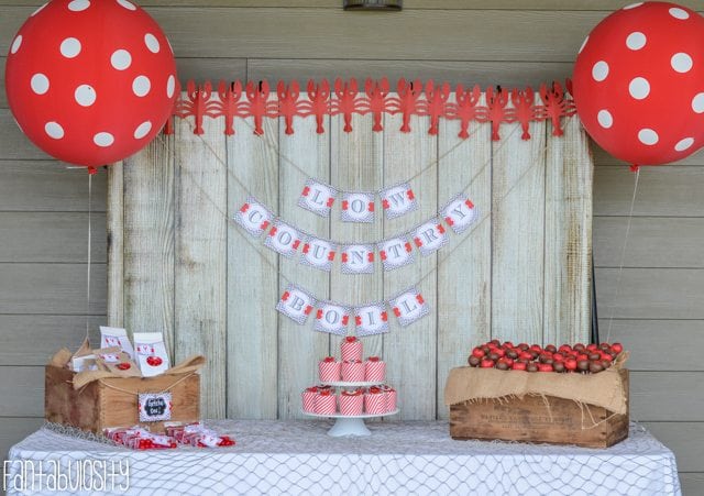 Crawfish Boil Party Decorations