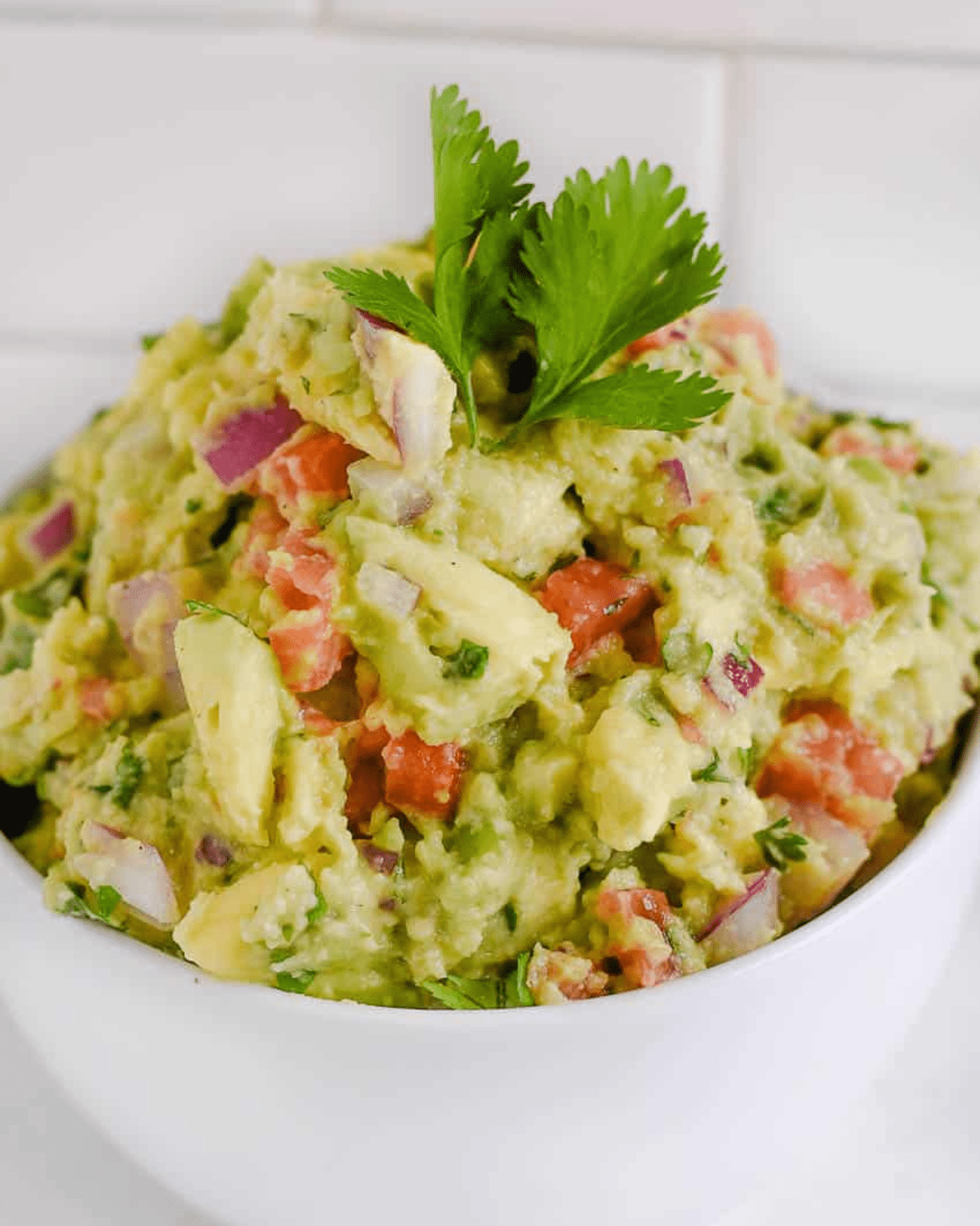 Best ever guacamole in a bowl