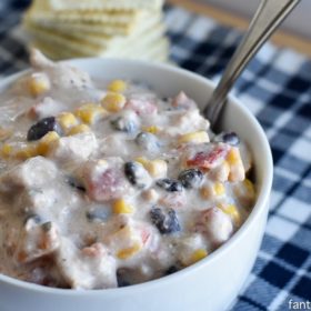 My husband BEGS me to make this white chicken chili all of the time