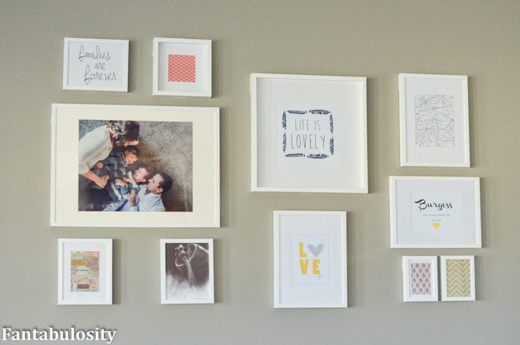 IKEA Frames Wall Gallery Idea https://fantabulosity.com