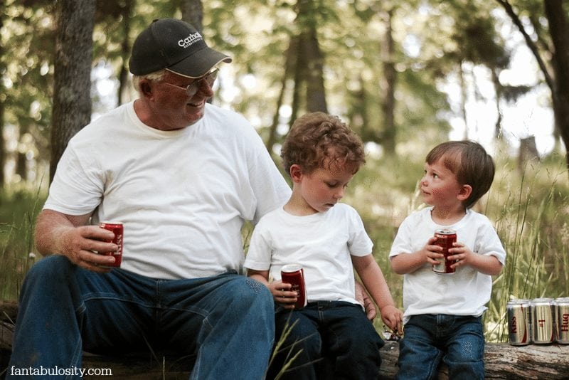 Sharing a Coke with Grandpa https://fantabulosity.com