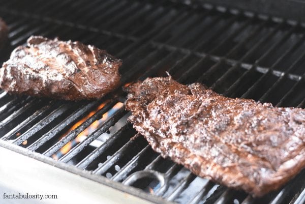 beef tenderloin on the grill - coffee crusted