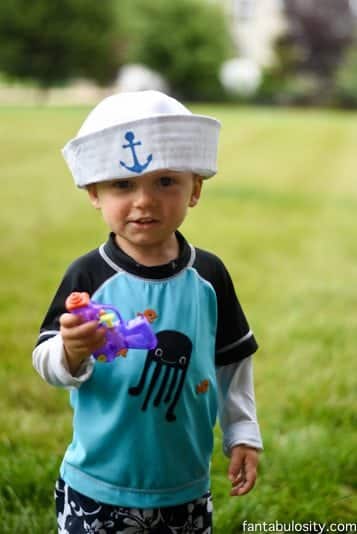 Nautical Birthday Party Ideas, Navy Blue and White! Perfect for boy or girl! fantabulosity.com-9