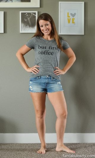 "But First Coffee..." love this shirt! The shorts are adorable too! So hard to find shorts like these that aren't too short! https://fantabulosity.com