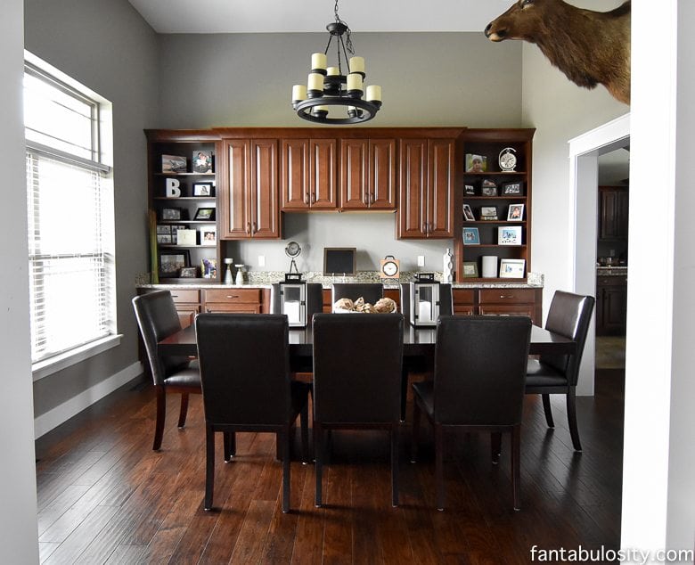 Craftsman Style Home Tour - The Dining Room and Foyer. Part 13 of this home tour! https://fantabulosity.com