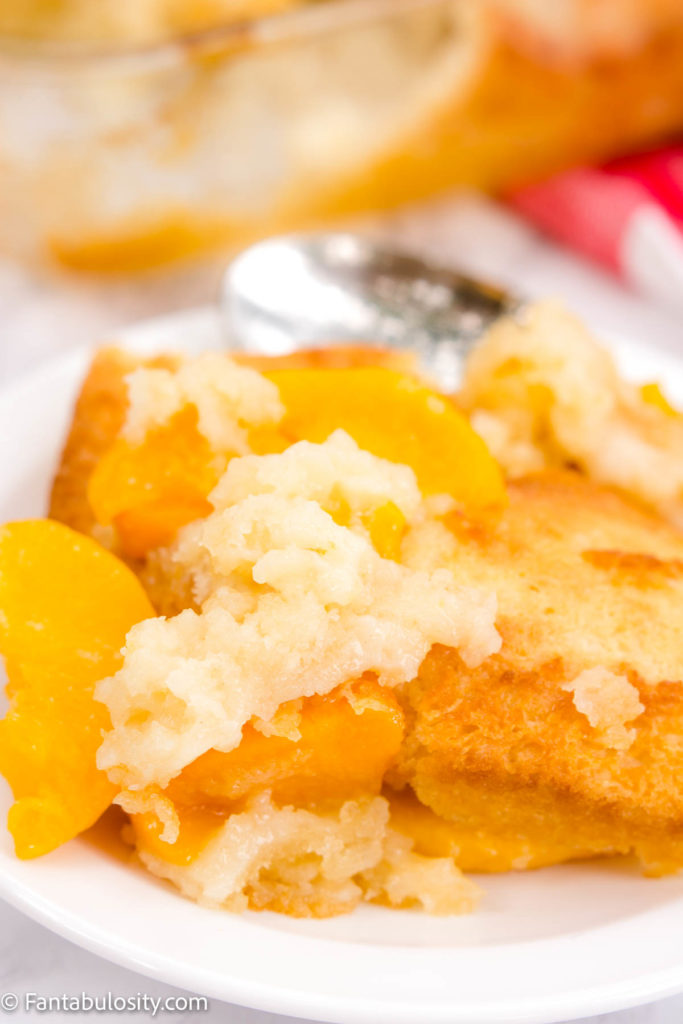 Peach Cobbler with Canned Peaches - Fantabulosity