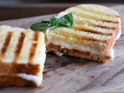 Caprese Grilled Cheese Sandwich - The Adult Grilled Cheese https://fantabulosity.com