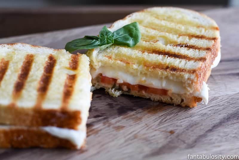 Caprese Grilled Cheese Sandwich - The Adult Grilled Cheese https://fantabulosity.com