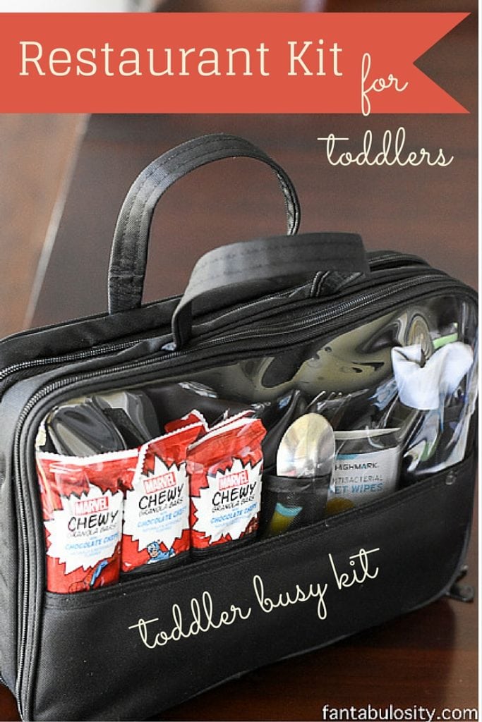 Restaurant Kit - Toddler Busy Bag Ideas! https://fantabulosity.com