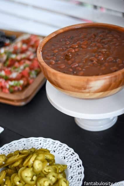 Chili in bowl