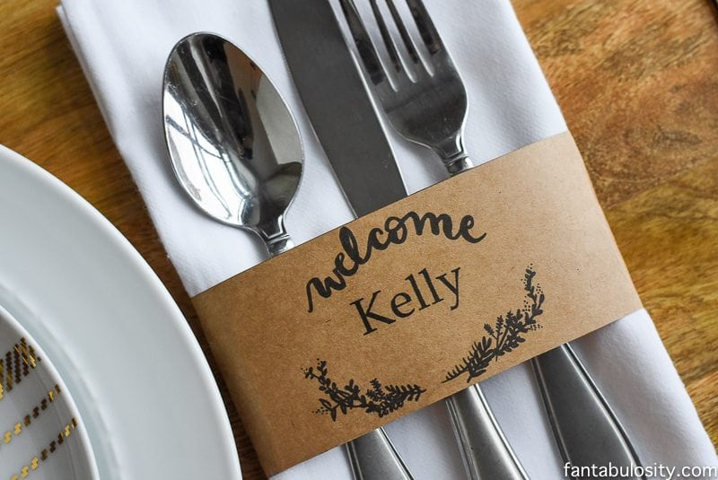 Customizable Name Cards. Free Printable!