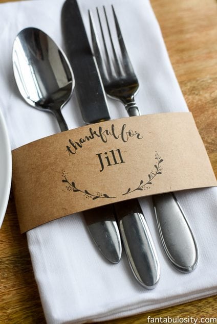 Customizable Name Cards. Free Printable!