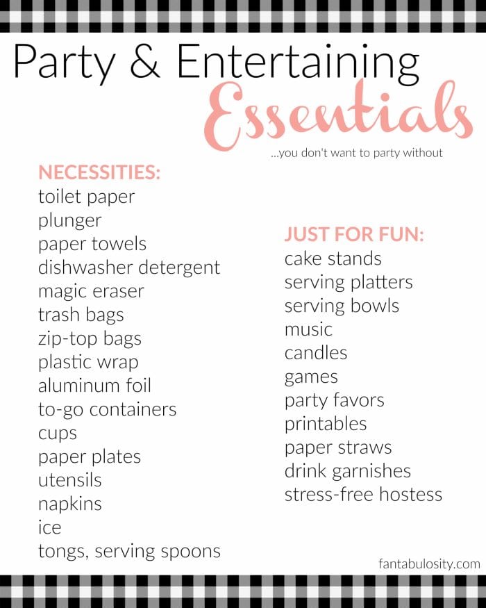 Entertaining Essentials