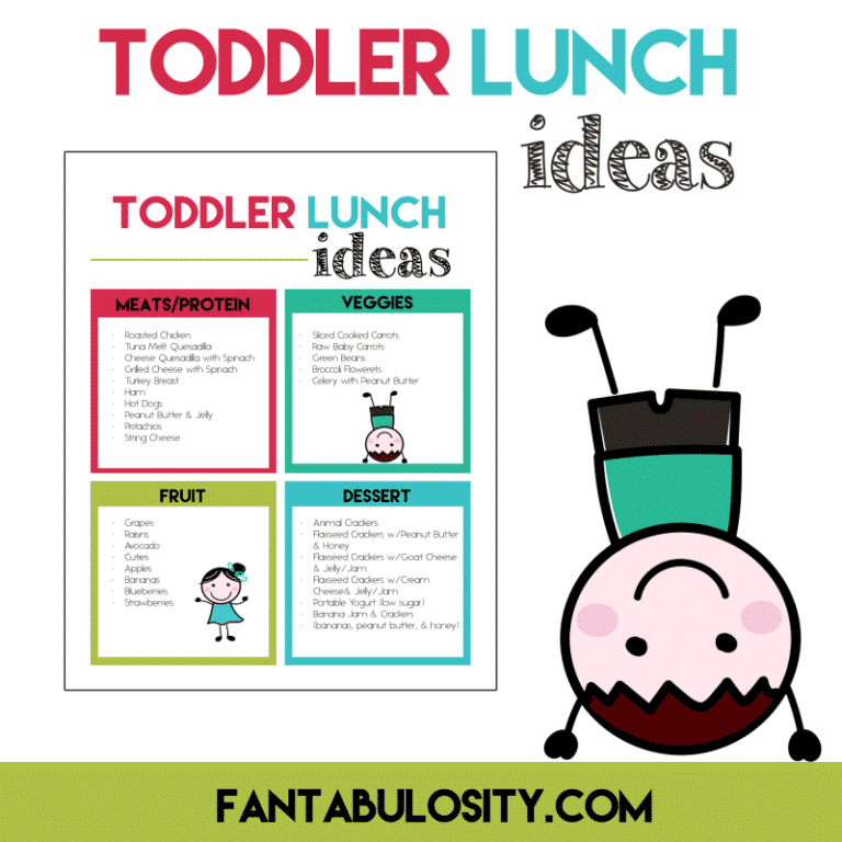 Toddler Lunch Ideas - Fantabulosity