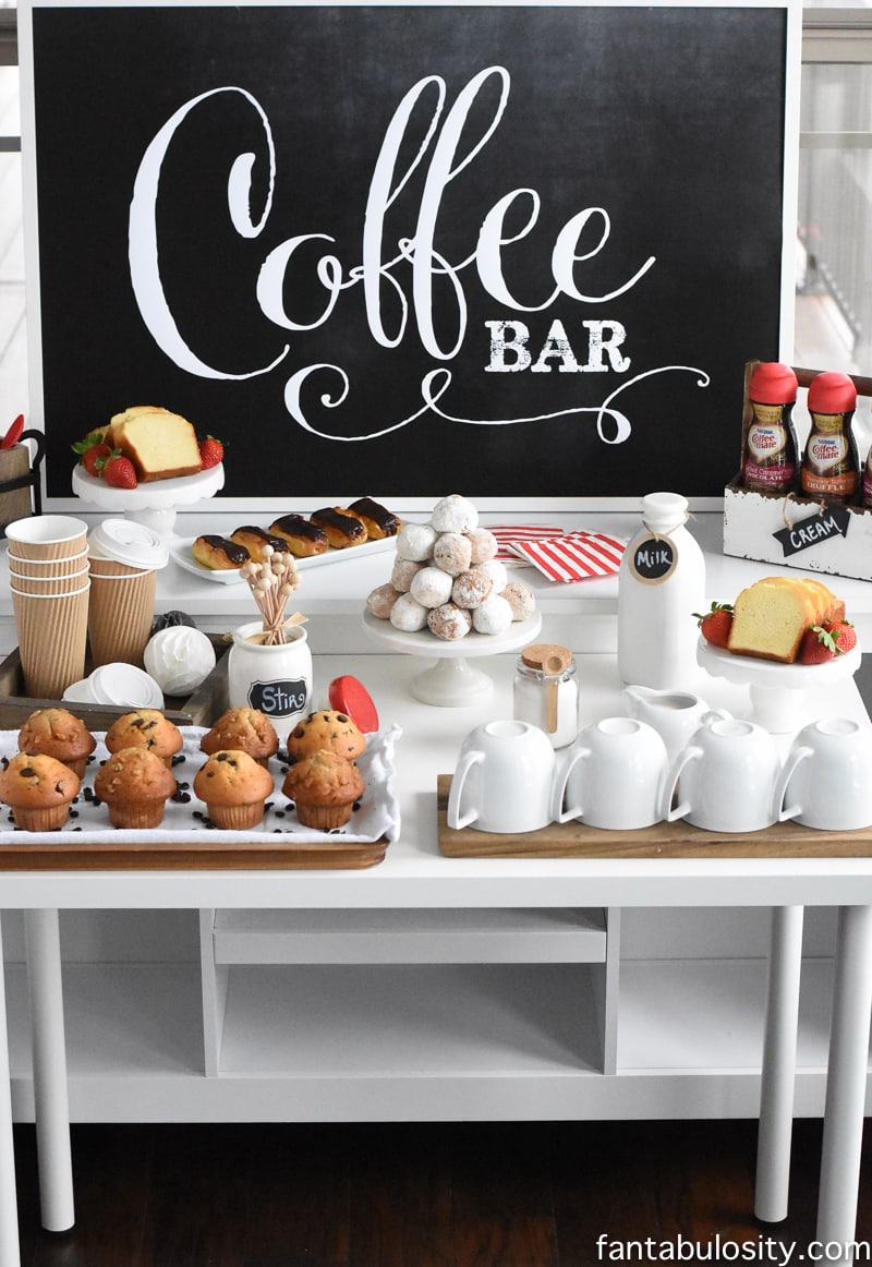 Coffee Bar Ideas - All for the Memories