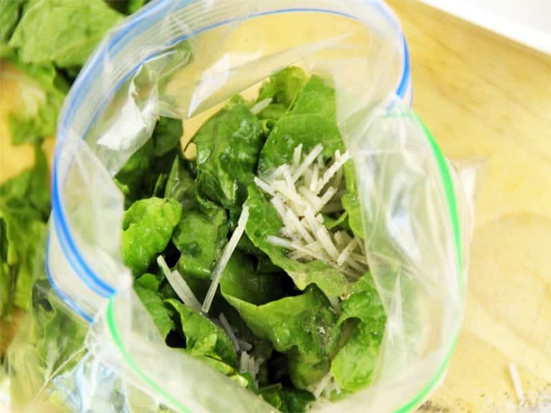 Easiest Side Salad Recipe Made Using a Sandwich Bag