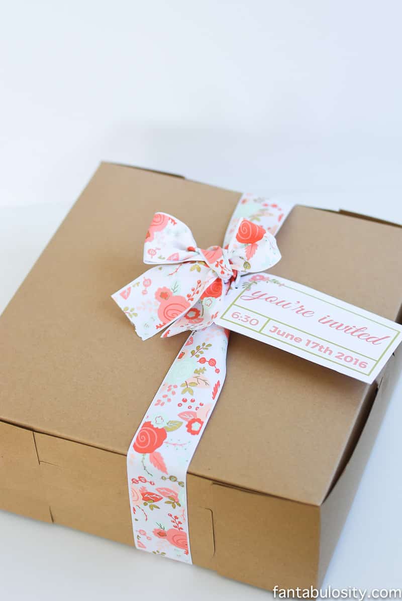 Favorite Things Party Invitation Ideas - Spring/Summer party Hand Delivered Boxed Invitation
