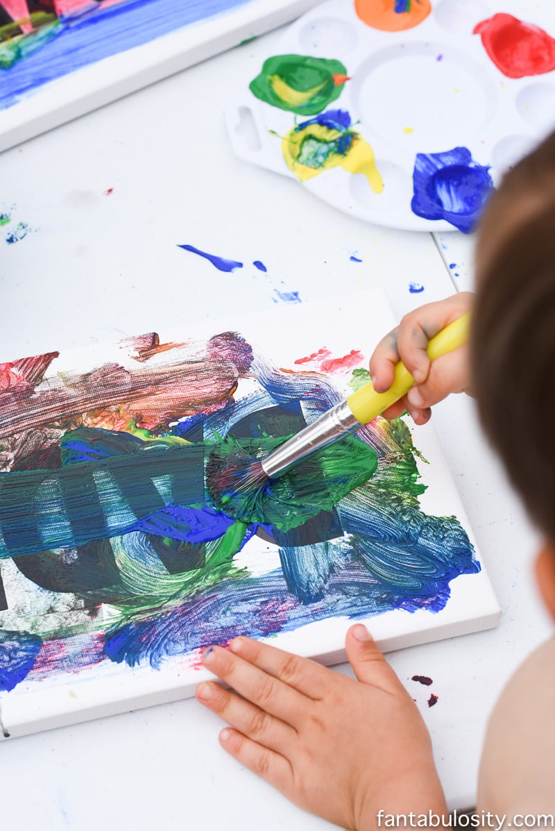 Finger Paint Craft for Father's Day