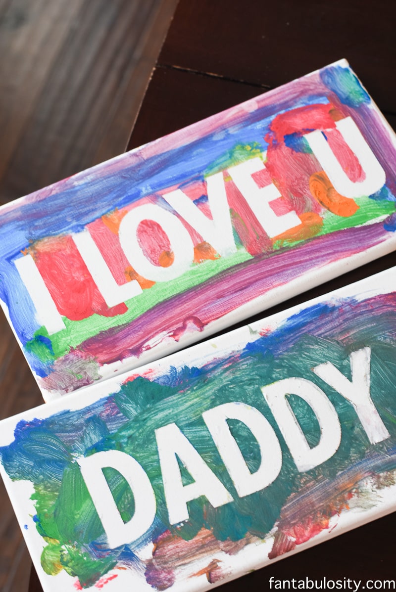 Father's day finger sales painting ideas