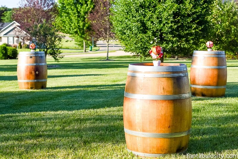 Outdoor Party Cocktail Table Ideas: Favorite Things Party in the Summer