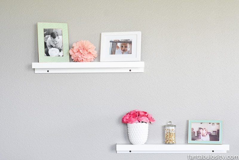 Home office remodel reveal: so chic with the gold white mint and coral