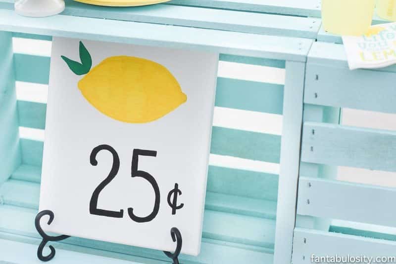 Lemonade stand sign ideas