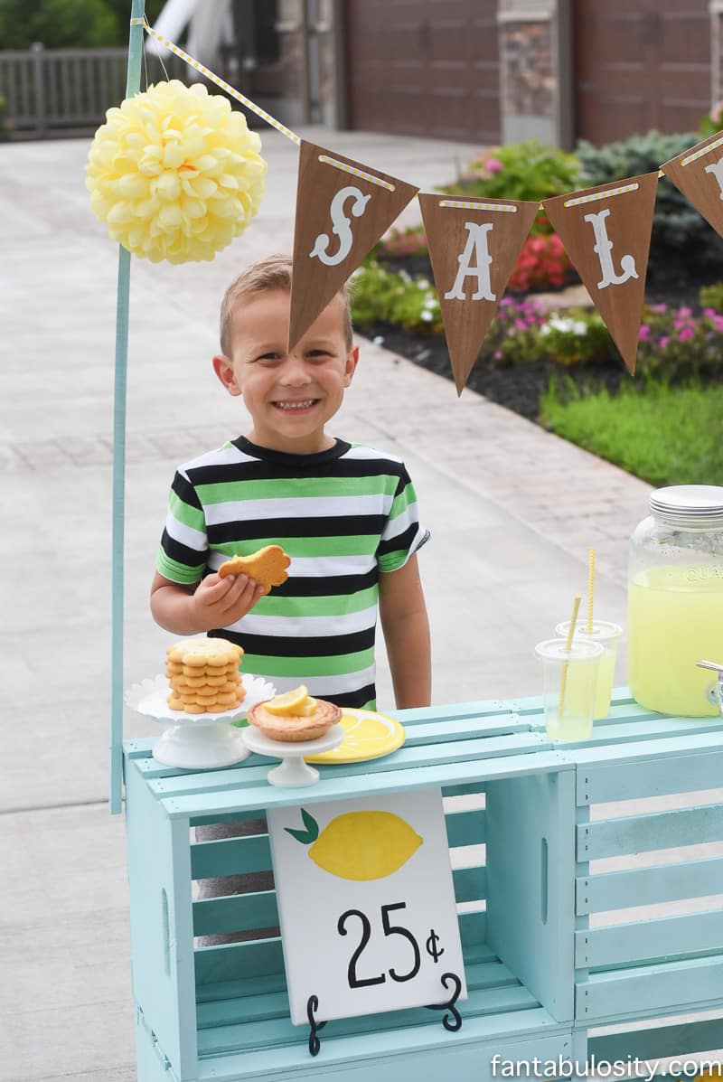 lemonade stand for kids ideas