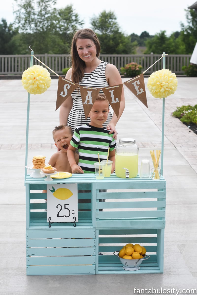 lemonade stand family activity for summer