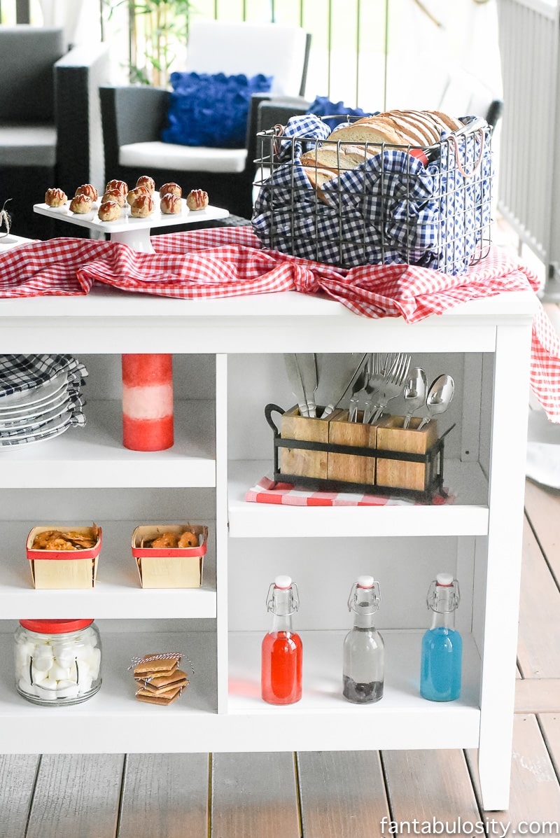 A Dip Bar! Such a fun way to style snacks for a party.