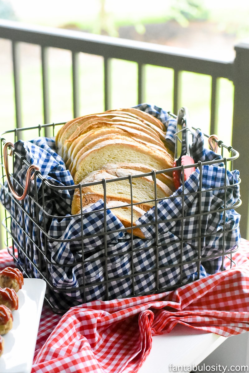 A Dip Bar! Such a fun way to style snacks for a party.