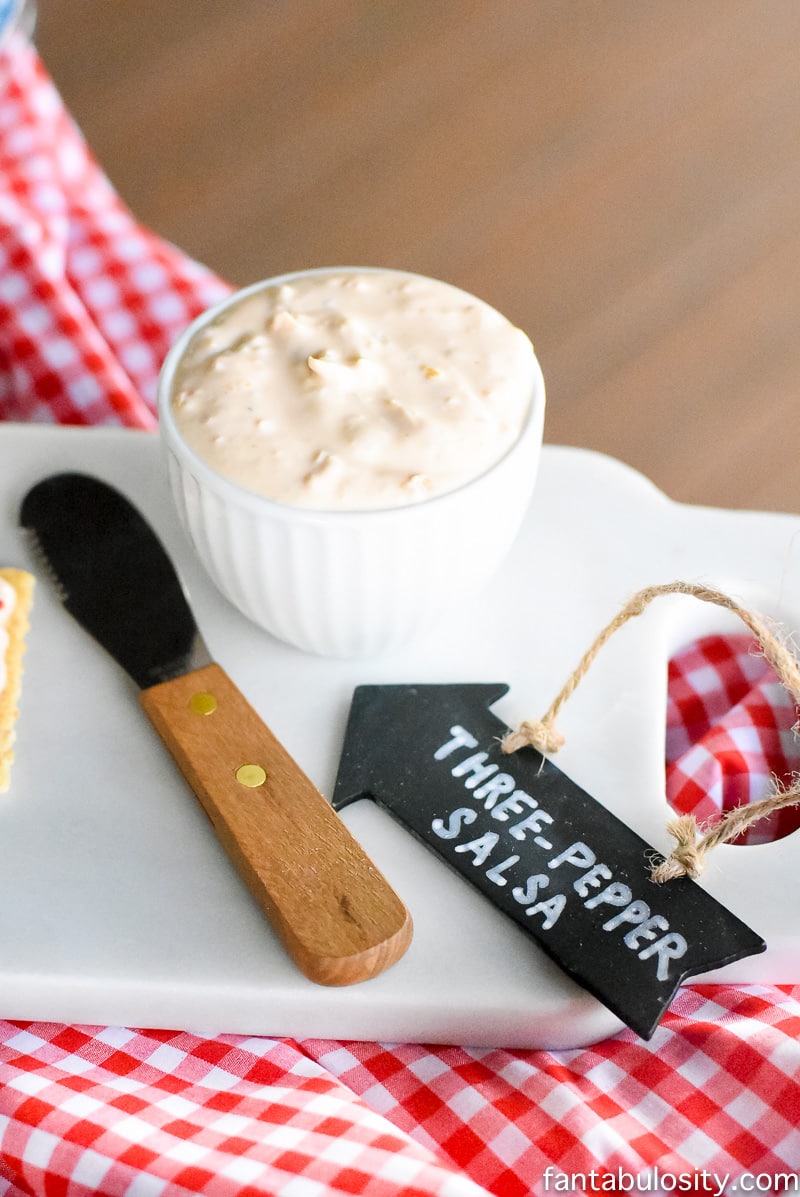 A Dip Bar! Such a fun way to style snacks for a party.