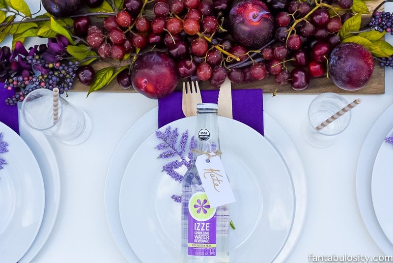 Whimsical Purple Passion Tablescape, Fantabulosity
