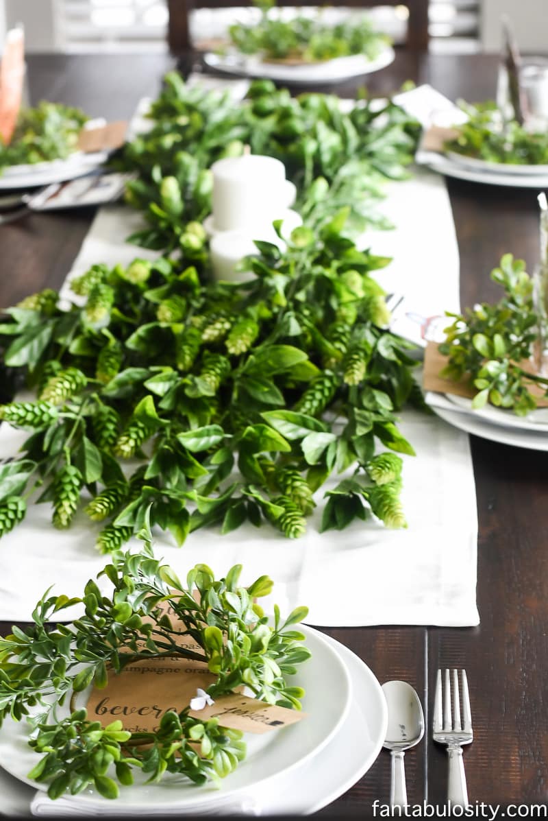 Brunch Party Ideas: Tablescape with Starbucks