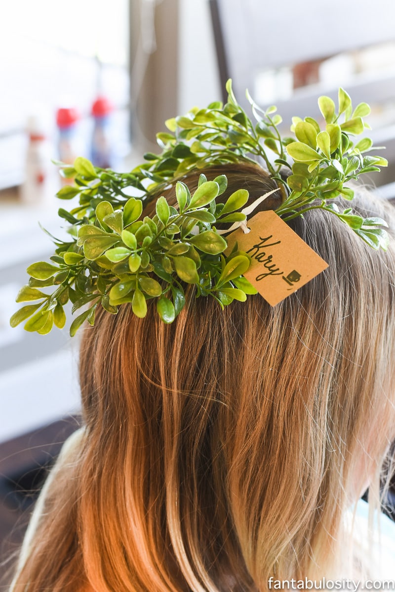 Flower Crown for a brunch party favor