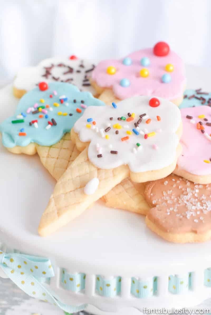 Ice Cream Party Ideas: Pastel Colors, ice cream cookies, cones with sprinkles!