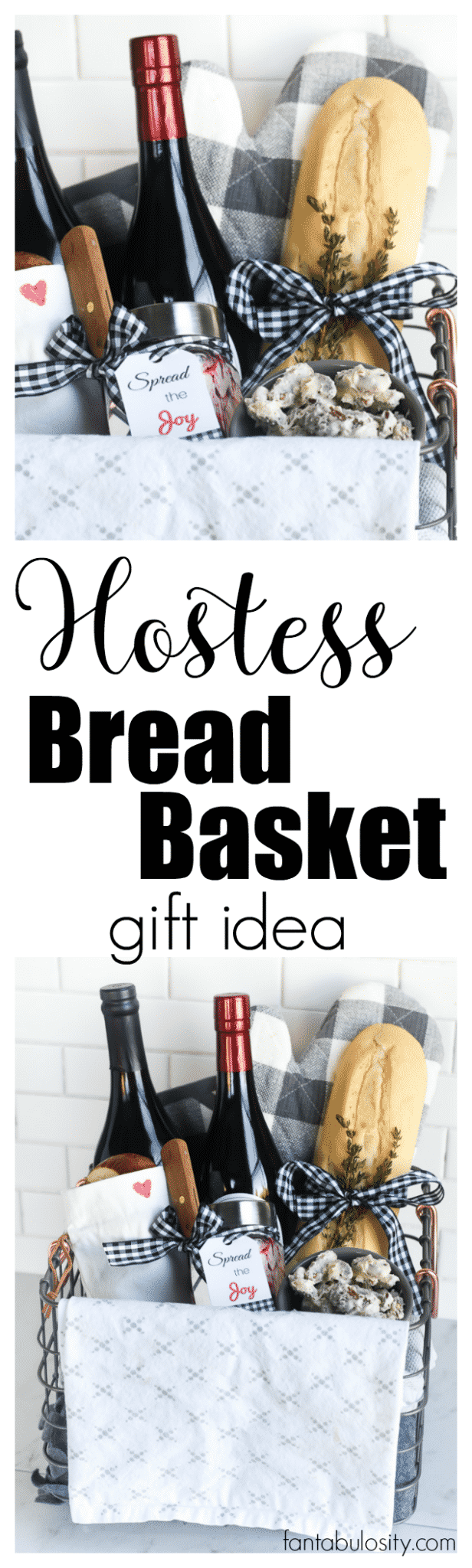 Bread Basket Hostess Gift Idea: DIY and FREE Printable!! fantabulosity