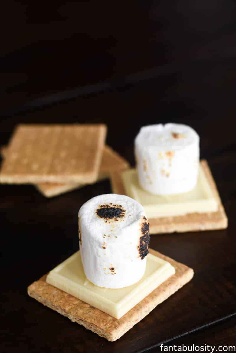The PUMPKIN White Chocolate Smores are INCREDIBLE!