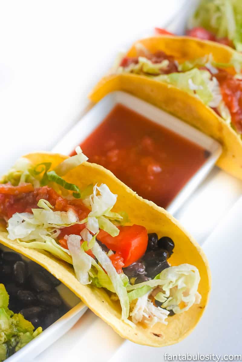 21 Day Fix Dinner Recipe: Quick & Easy Soft Chicken Tacos