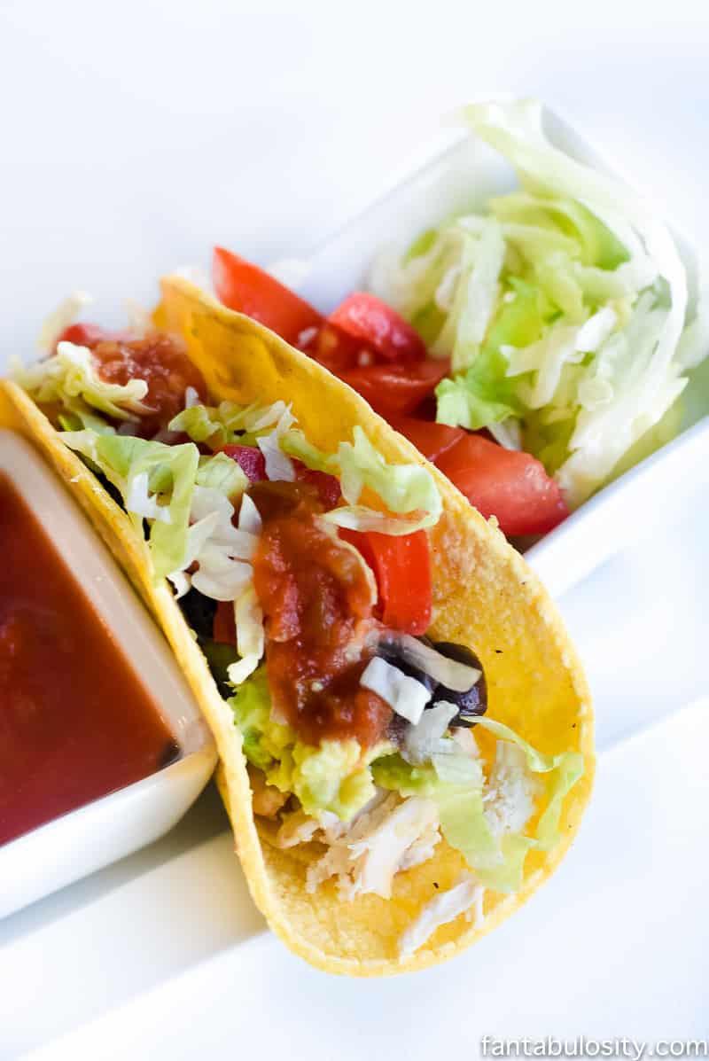 21 Day Fix Dinner Recipe: Quick & Easy Soft Chicken Tacos