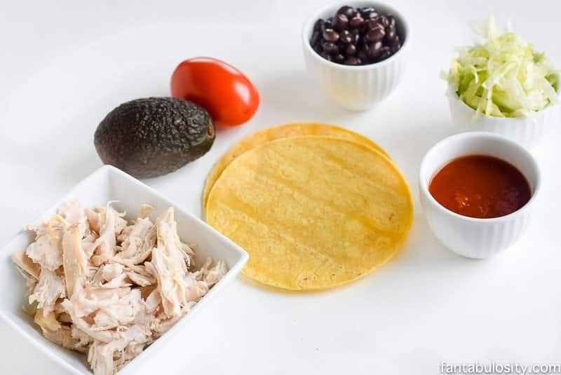 21 Day Fix Dinner Recipe: Quick & Easy Soft Chicken Tacos